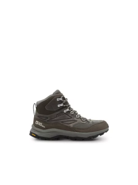 Buty trekkingowe Jack Wolfskin Cyrox Texapore Mid slate brązowe