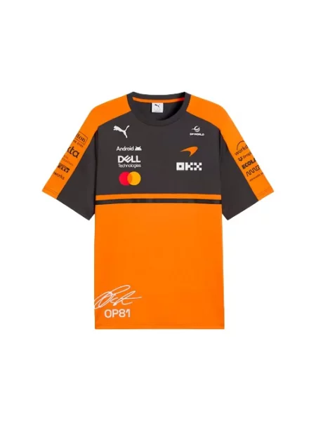Koszulka PUMA x McLAREN RACING Replica Piastri Akcesoria S pomarańczowy