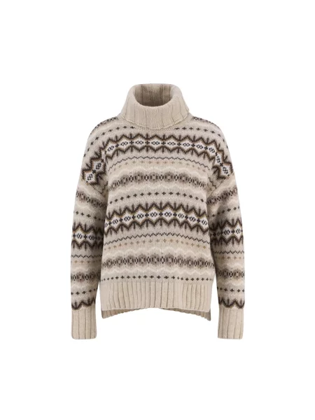 Lniany sweter Barbour