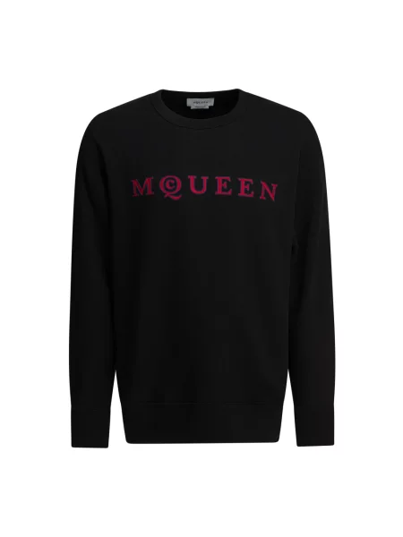 Bluza Alexander Mcqueen z logo czarna