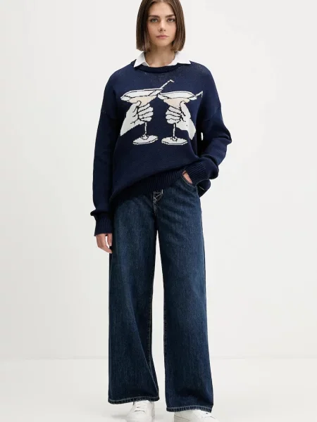 Kaotiko sweter granatowy