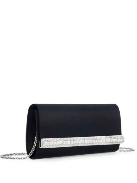 Colier Judith Leiber cu bretele negru