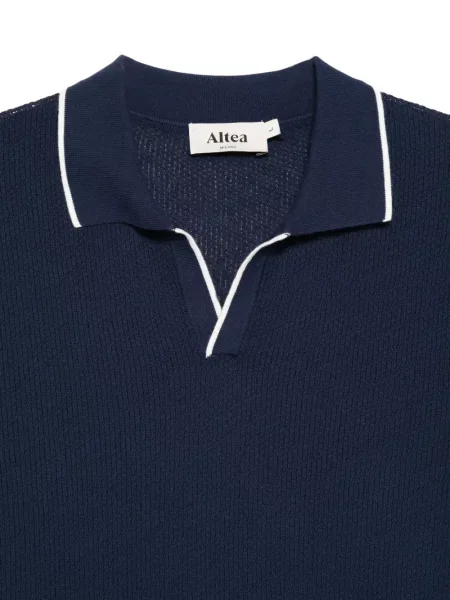 Kołnierzykowy koszulka Altea niebieska