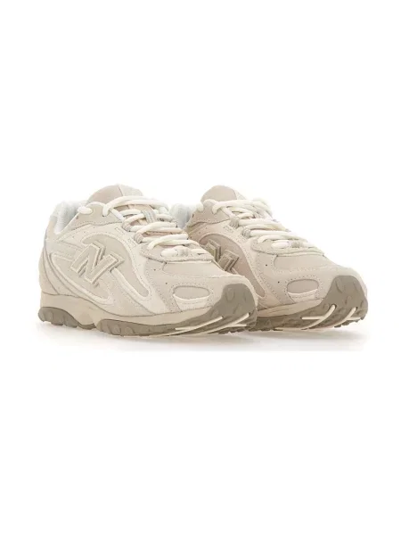 Sneakersy New Balance zamszowe beżowe