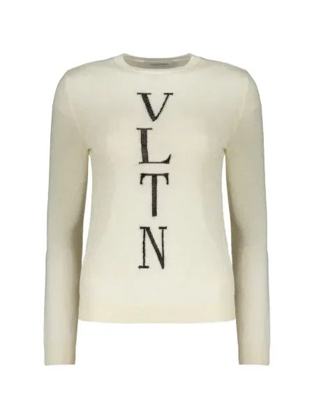 Pulover Valentino Garavani de lână cu decolteu rotund