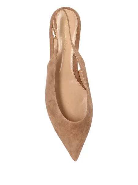 Pantofi cu toc Gianvito Rossi fără toc maro