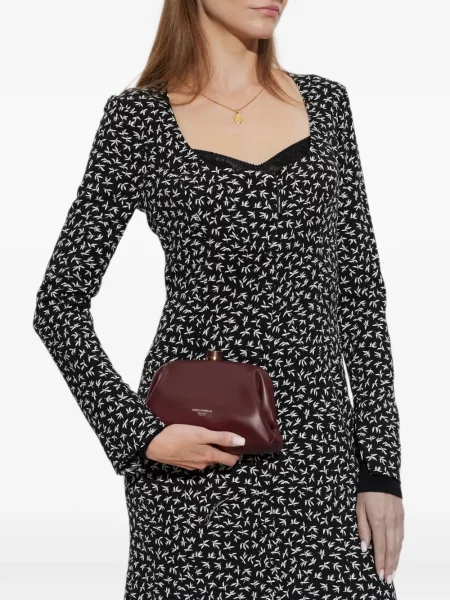Geantă plic Dolce & Gabbana din piele roșu