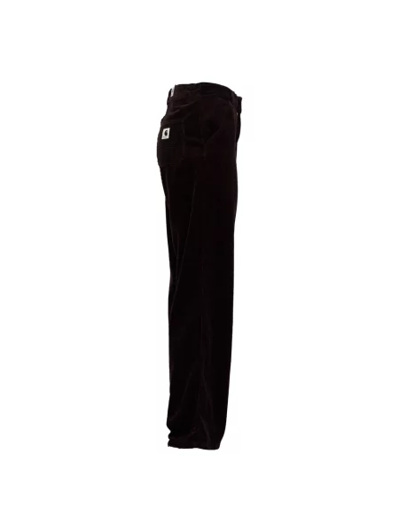 Jeansy straight leg Carhartt Wip brązowe