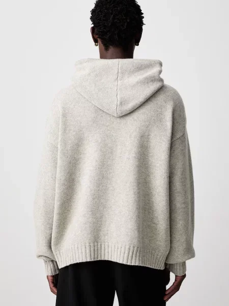 Maison Margiela sweter z wełną szary