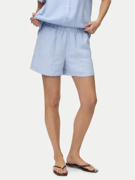 Pantaloni scurți Vero Moda albastru