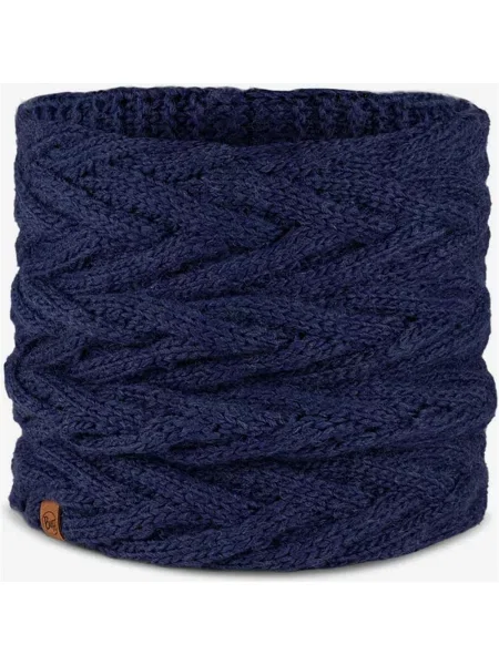 Komin polarowy Buff Knitted Caryn Cru nocny niebieski