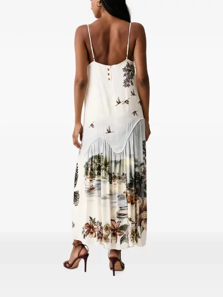 Rochie maxi Farm Rio cu imagine