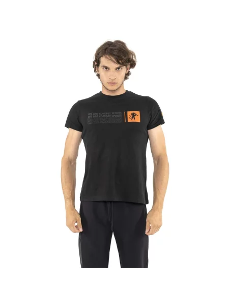 Scurt tricou Leone 1947 cu mâneci scurte negru