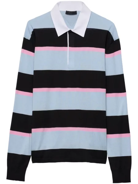 Polo Prada cu dungi negru