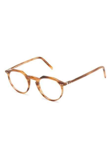 Ochelari de soare Lunor cu imprimeu geometric maro