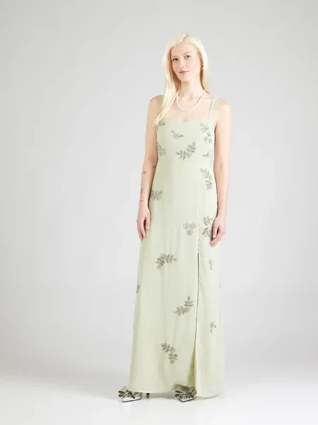 Maya Deluxe Rochie de seară pastel verde