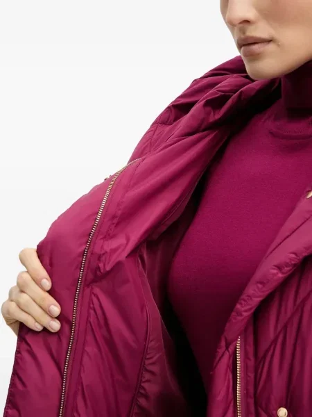 Palton Silvian Heach cu glugă violet