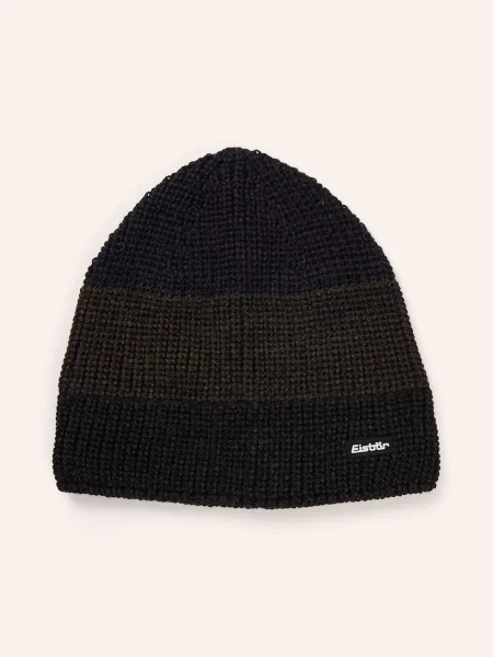 Eisbär Čepice Caris S Merino Vlnou černá/ khaki černý