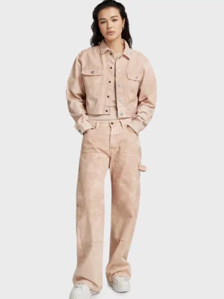 Джинси G-star Raw рожеві