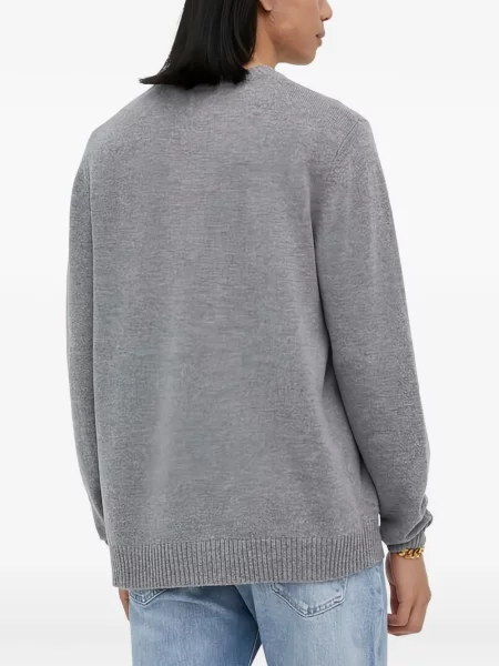 Svetr Levi's s kulatým výstřihem s autogramem šedý