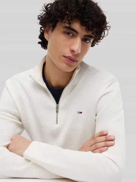 Lekki kardigan Tommy Jeans biały