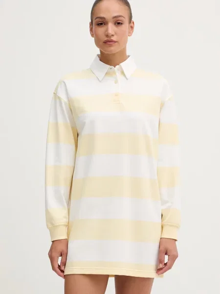 Calvin Klein Jeans Rochie VARSITY galben