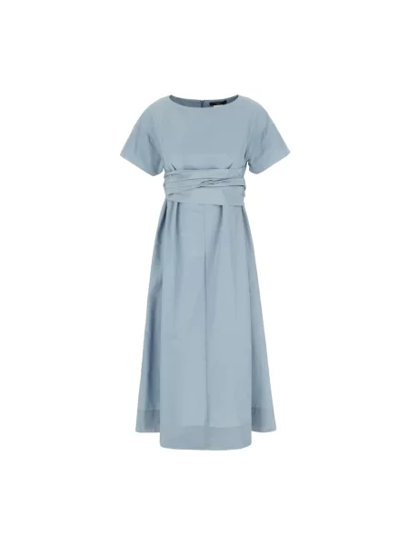 Sukienka midi Weekend Max Mara niebieska