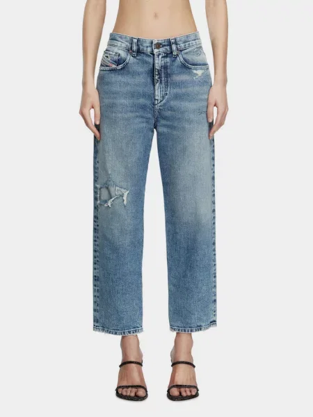 Прямі джинси Diesel синій