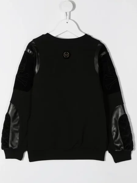 Bluza dziecięca Philipp Plein czarna