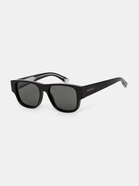 Gucci ochelari de soare pătrați pentru bărbați negru