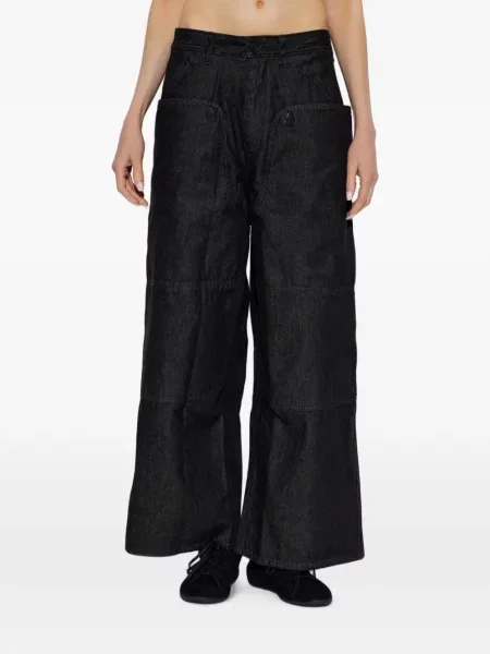 Blugi cu picior larg Y-3 negru