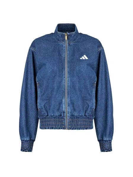 ADIDAS SPORTSWEAR Tréningová bunda denim / biela modrá