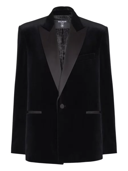 Blejzer Balmain od samta crna