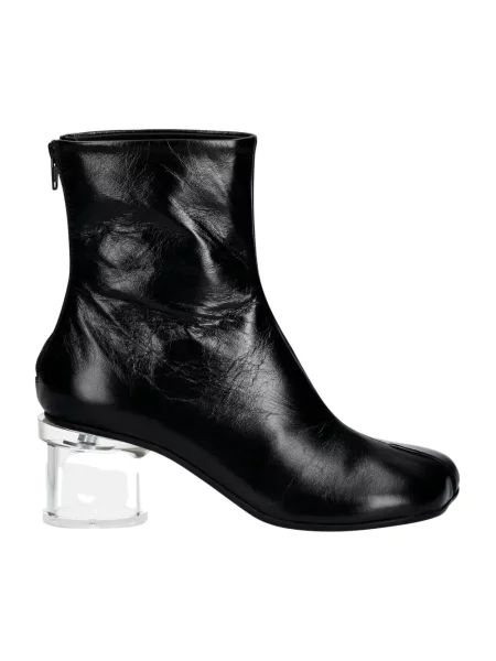 Maison Margiela botki skórzane czarne