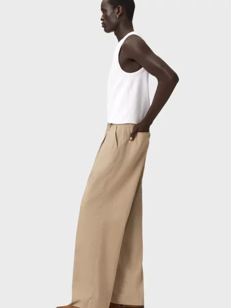 Брюки Allsaints бежевые