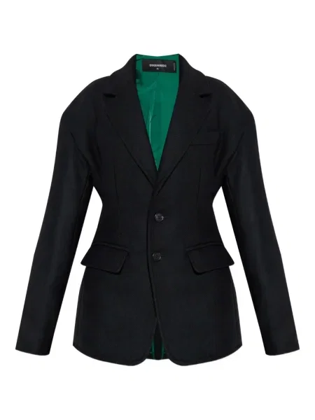 Geacă Dsquared2 de lână negru