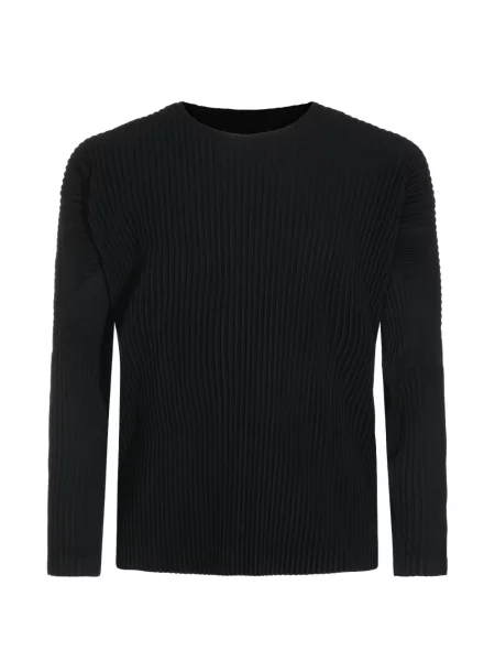 Lung tricou Homme Plisse Issey Miyake negru