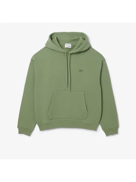 Lacoste Bluza Z Grubego Polaru zielony
