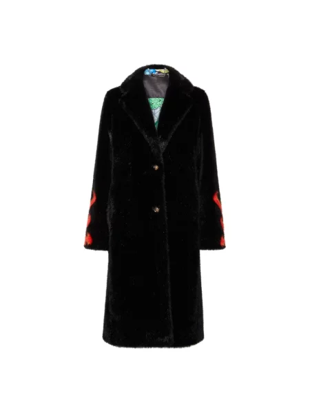 Długi płaszcz Philipp Plein czarny