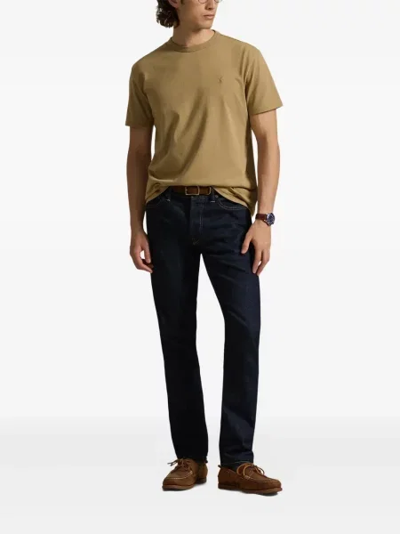Ριγέ polo Polo Ralph Lauren με κουκούλα με αυτόγραφο λευκό