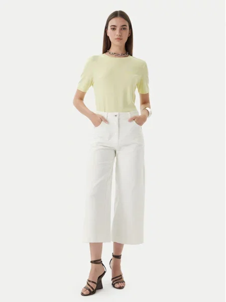 Patrizia Pepe Jeans hlače bela