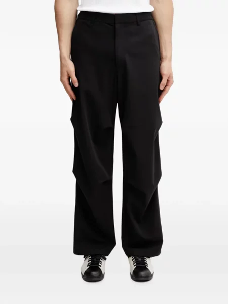 Pantaloni Filling Pieces cu broderie negru