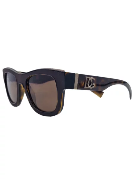 Okulary przeciwsłoneczne Dolce And Gabbana brązowe