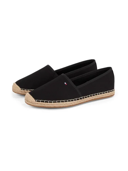 TOMMY HILFIGER Espadrile negru