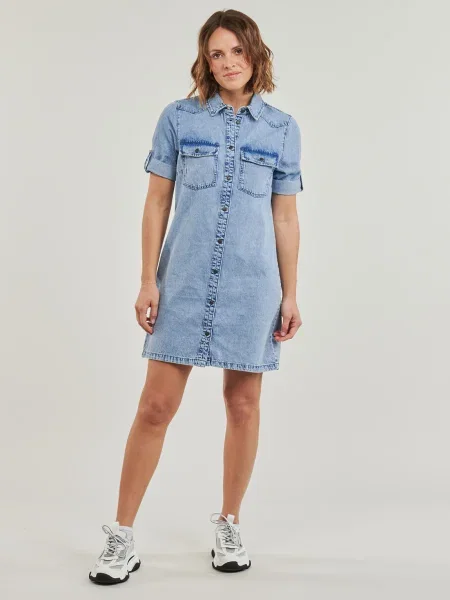 Noisy may Šaty NEW SIGNE denim modrá