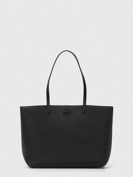 Tory Burch torebka skórzana McGraw czarna