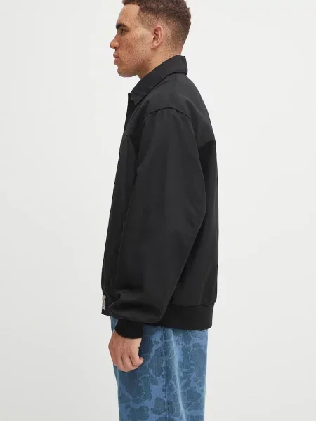 Μπουφάν bomber με προσθήκη μαλλιού Carhartt WIP Ray Jacket μαύρο