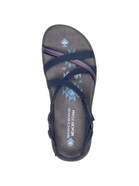 Sandały Skechers Reggae Slim Sun Array niebieskie