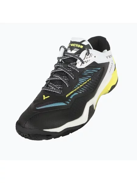 Кросівки для бадмінтону VICTOR CA anthracite/bright white білі