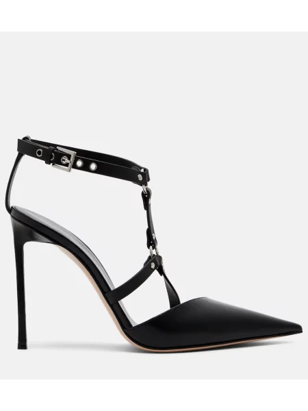 Pantofi cu toc Tom Ford din piele slingback negru